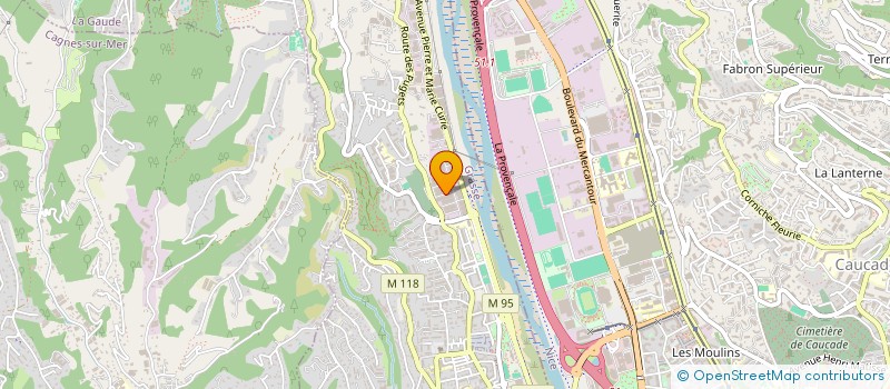 localisation de l'entreprise GROUPE GS AVENIR  SAINT-LAURENT-DU-VAR