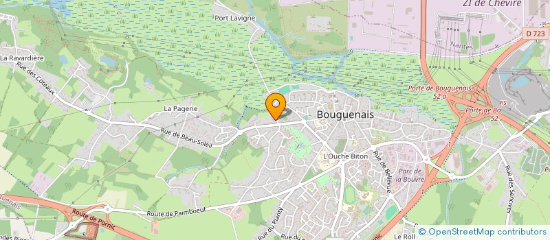 localisation de l'entreprise GROUPE GSINVEST  BOUGUENAIS