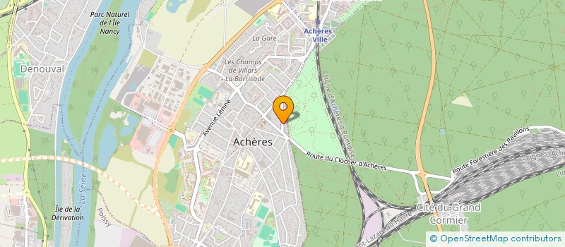 localisation de l'entreprise GROUPE GSMG à ACHERES