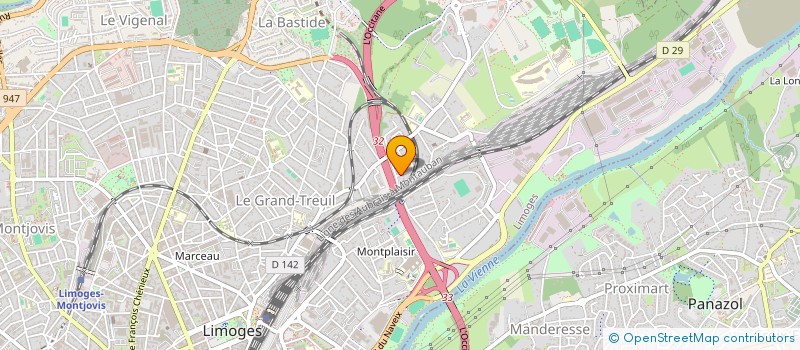 localisation de l'entreprise GROUPE GUARDIAN à LIMOGES