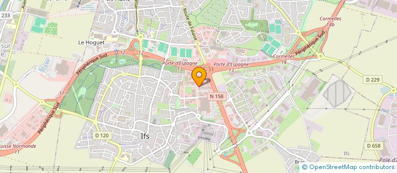 localisation de l'entreprise GROUPE GUENARD AUTOMOBILE  IFS