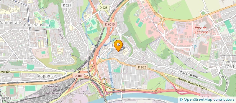 localisation de l'entreprise GROUPE GUILLAUME SALOMON à HARFLEUR