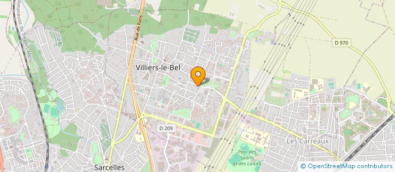 localisation de l'entreprise GROUPE GUOTHENY à VILLIERS-LE-BEL