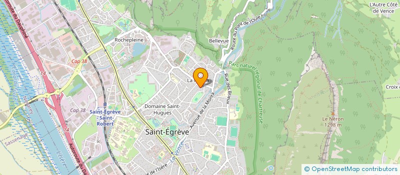 localisation de l'entreprise GROUPE GUY SIBUE AGENCEMENT GSA à SAINT-EGREVE