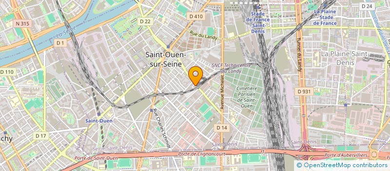 localisation de l'entreprise GROUPE H.A NETTOYAGE à SAINT-OUEN-SUR-SEINE