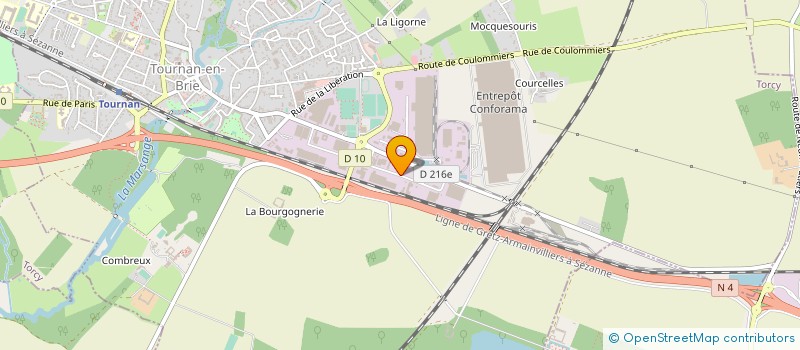 localisation de l'entreprise GROUPE H LABBE à TOURNAN-EN-BRIE