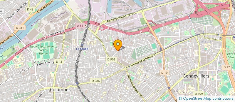 localisation de l'entreprise GROUPE HABITAT CONFORT  COLOMBES