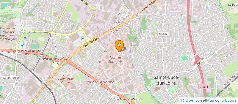 localisation de l'entreprise GROUPE HD à NANTES