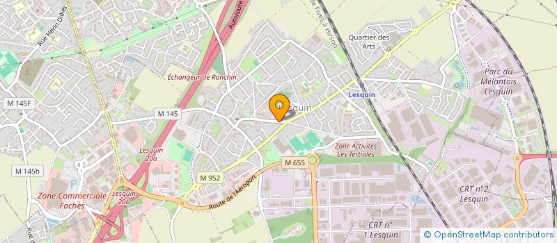 localisation de l'entreprise GROUPE HDF MATERIAUX DU BTP à LESQUIN