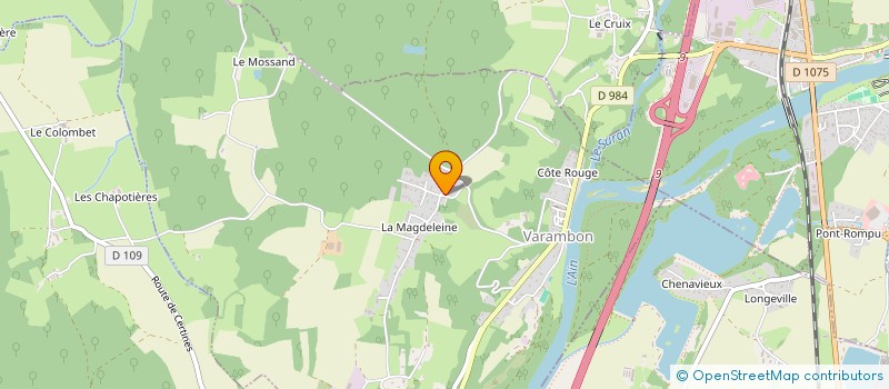 localisation de l'entreprise GROUPE HENAUX à PONT D'AIN