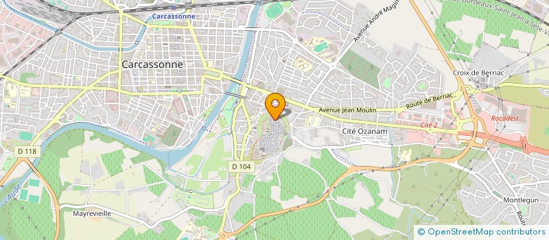localisation de l'entreprise GROUPE HERMESSAN IMMOBILIER à CARCASSONNE