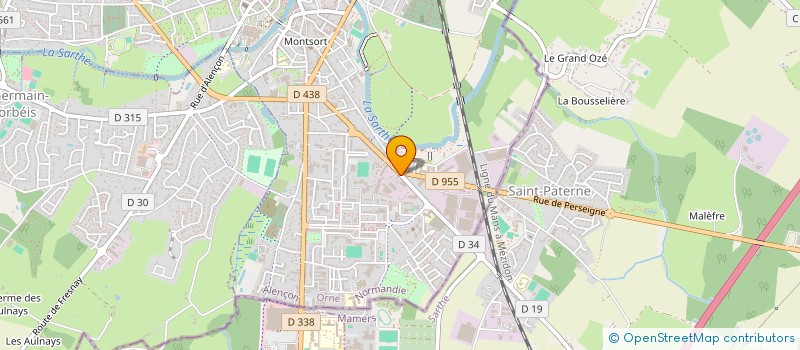 localisation de l'entreprise GROUPE HEXAOM à ALENCON