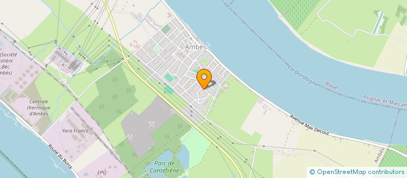 localisation de l'entreprise GROUPE HJR  AMBES