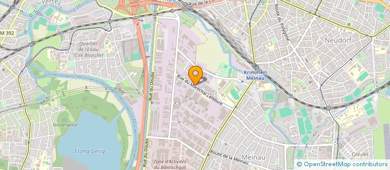 localisation de l'entreprise GROUPE HOLDING EREN  STRASBOURG