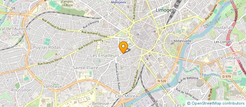 localisation de l'entreprise GROUPE HORIZON à LIMOGES