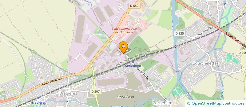 localisation de l'entreprise GROUPE HORIZON  BREBIERES