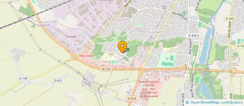 localisation de l'entreprise GROUPE HORIZON CONSEIL à LUISANT