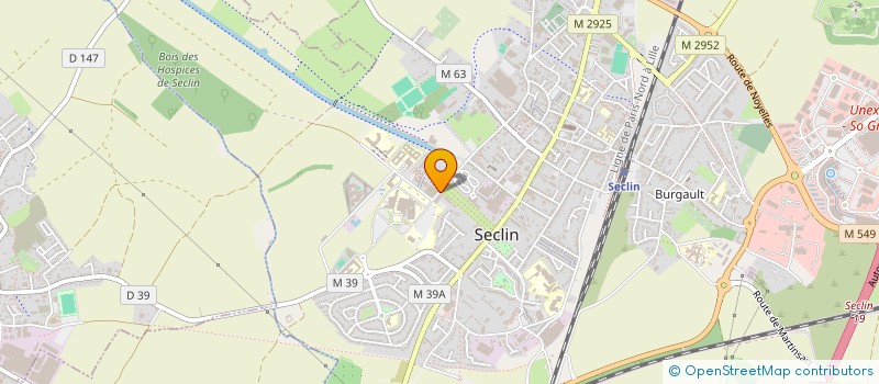 localisation de l'entreprise GROUPE HOSPITALIER SECLIN CARVIN à SECLIN
