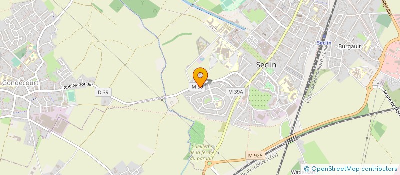 localisation de l'entreprise GROUPE HOSPITALIER SECLIN CARVIN à SECLIN