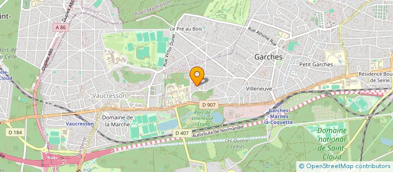 localisation de l'entreprise GROUPE HOTEL ASSISTANCE  GARCHES