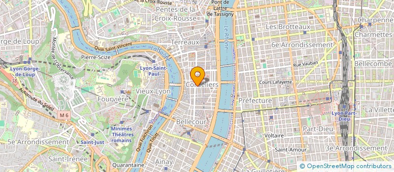 localisation de l'entreprise GROUPE HOTELS M.  LYON