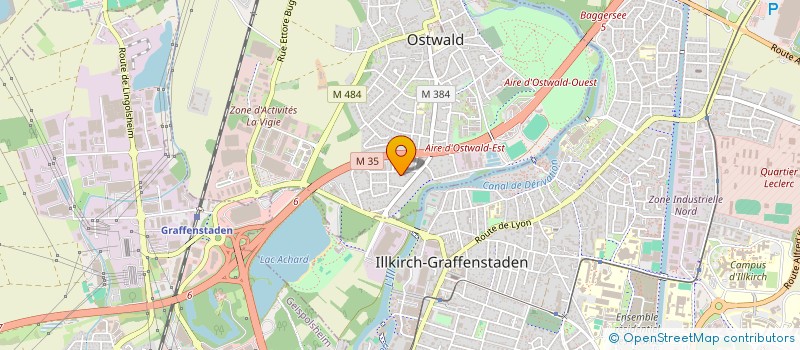 localisation de l'entreprise GROUPE HPJ  OSTWALD