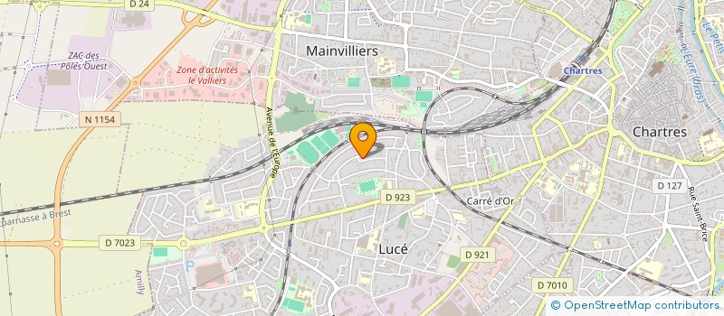localisation de l'entreprise GROUPE HPS CONSEILS-GESTIONS  LUCE
