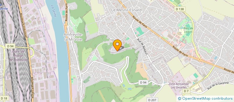 localisation de l'entreprise GROUPE HUAL  LE MESNIL-ESNARD