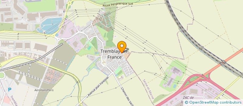 localisation de l'entreprise GROUPE HYGIENE ACTION à TREMBLAY-EN-FRANCE