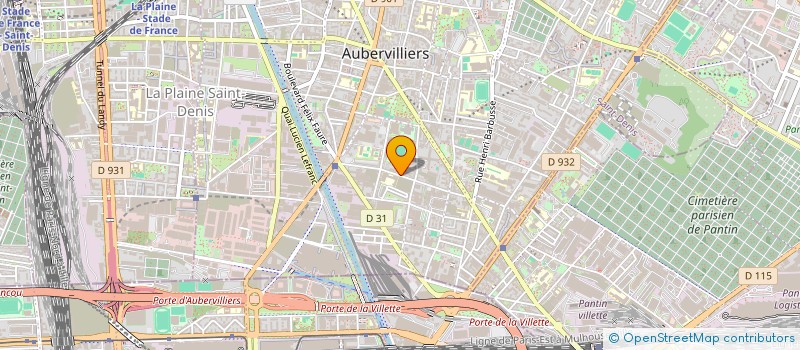 localisation de l'entreprise GROUPE HYGIENE HYGIE PRAXIS APPLICATIONS à AUBERVILLIERS