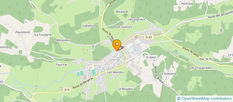 localisation de l'entreprise GROUPE I.C.I  VERGT