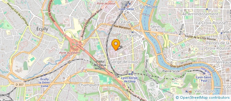 localisation de l'entreprise GROUPE I.M.A INDUSTRIEL MAINTENANCE ET ASSAINISSEMENT à DARDILLY