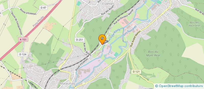 localisation de l'entreprise GROUPE I2A  ESLETTES