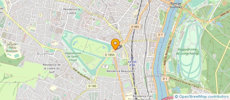 localisation de l'entreprise GROUPE ICOS à SAINT-CLOUD