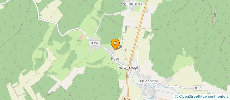 localisation de l'entreprise GROUPE IFOD  HYET