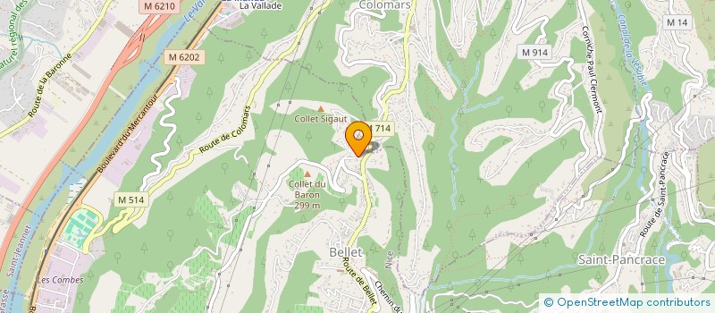 localisation de l'entreprise GROUPE IL FAUT Y CROIRE DE LYS MORAINE AUBERT à NICE