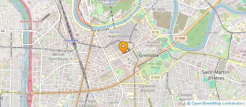 localisation de l'entreprise GROUPE IMAGINEUR  GRENOBLE