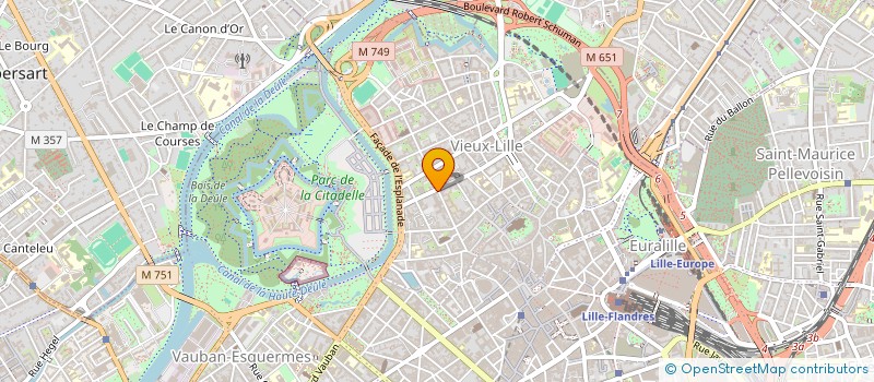 localisation de l'entreprise GROUPE IMMO FRANCE  LILLE