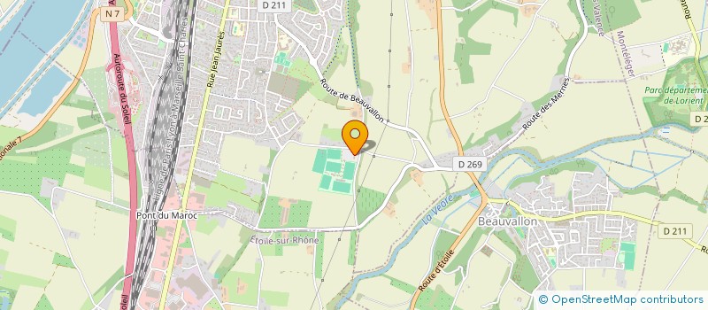 localisation de l'entreprise GROUPE IMMO TERRE  PORTES LES VALENCE