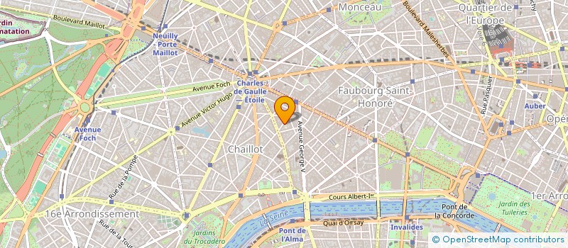 localisation de l'entreprise GROUPE IMMOB PROMOTIONNEL D'ENTREPRISES à PARIS