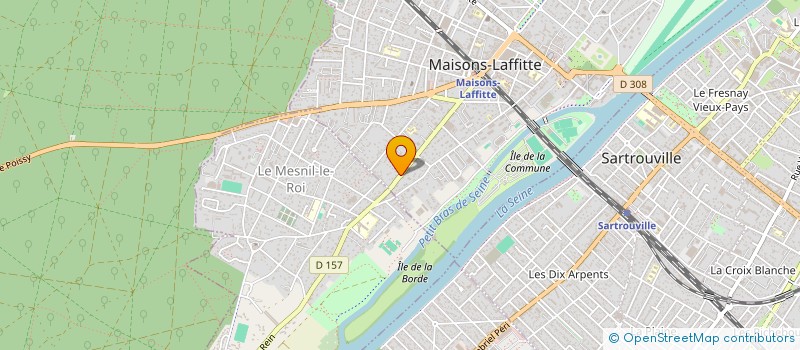 localisation de l'entreprise GROUPE IMMOBILIER C.H.FRANCE à MAISONS-LAFFITTE