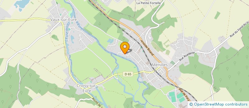 localisation de l'entreprise GROUPE IMMOBILIER EUROPEEN à MENILLES