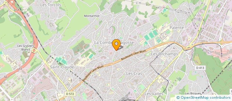 localisation de l'entreprise GROUPE IMMOBILIER FONCIER QUATRE VENTS  BESANCON