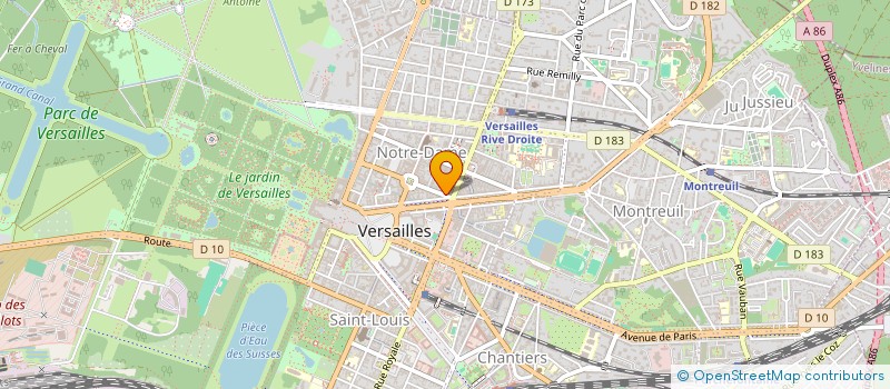 localisation de l'entreprise GROUPE IMMOBILIER HOCHE à VERSAILLES