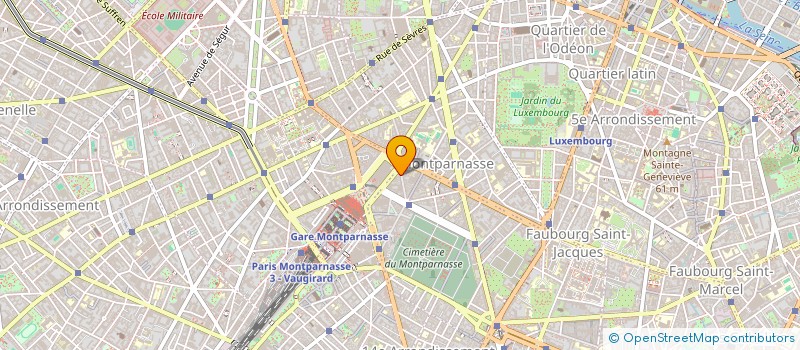 localisation de l'entreprise GROUPE IMMOBILIER MONTPARNASSE  PARIS
