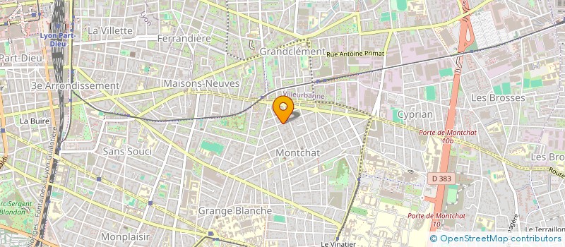 localisation de l'entreprise GROUPE IMMOBILIER R2I  LYON 3EME