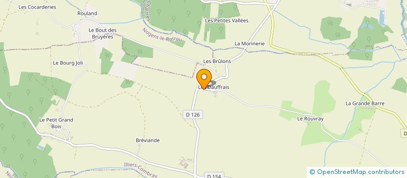 localisation de l'entreprise GROUPE IMPRESSION RESEAU PLEIN CIEL à ILLIERS-COMBRAY