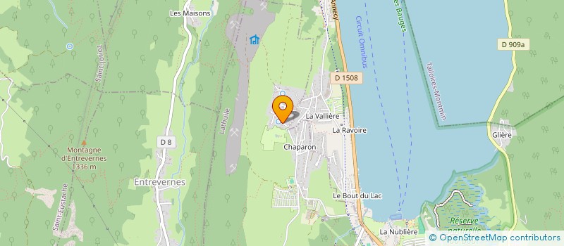 localisation de l'entreprise GROUPE INARD  LATHUILE