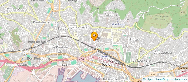 localisation de l'entreprise GROUPE INDEPEN GARDIENNAGE SECURITE à TOULON