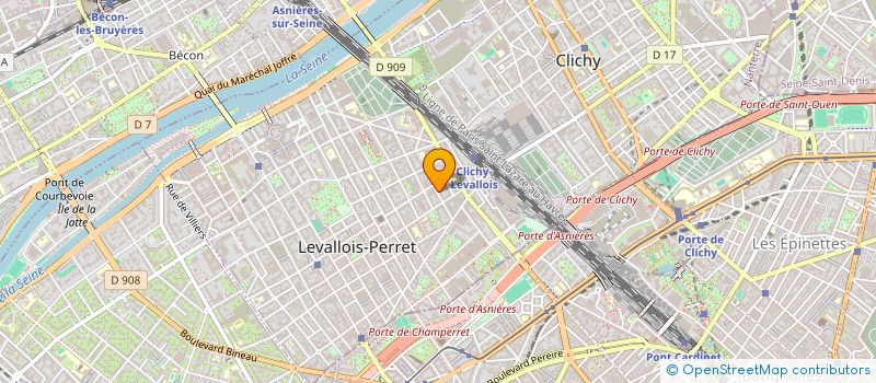 localisation de l'entreprise GROUPE INDIGO à LEVALLOIS-PERRET